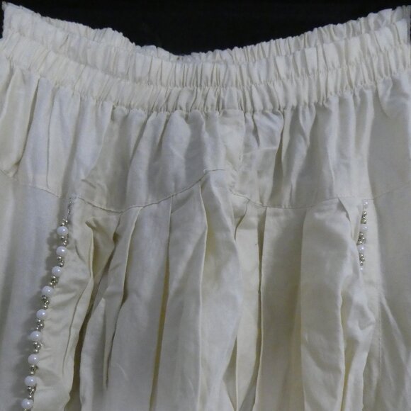 KROSS KULTURE | small (10-12) | Elegant Bead Trim Traditional Harem Pants | NWT - Picture 4 of 15